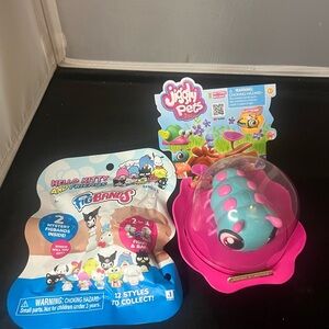 Jiggly pet Interactive Toy and fig bands